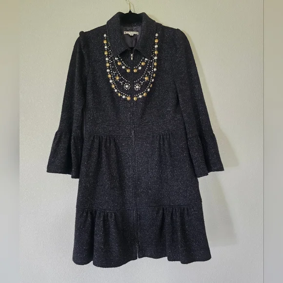 ASO Gossip Girl Jenny Humphrey Nanette Lepore Black Jacket - Picture 3 of 9